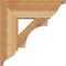 Ekena Millwork Westlake Traditional Rough Sawn Bracket w/ Offset Brace, Western Red Cedar, 8"W x 22"D x 22"H BKT0806X22X22WTL01RWR - alternate 4